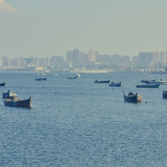 中国山东烟台海滨浴场_5047