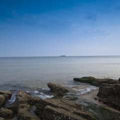 山东威海渤海湾海滩_4717