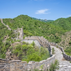 长城、山坡、北京、河北、中国_4743