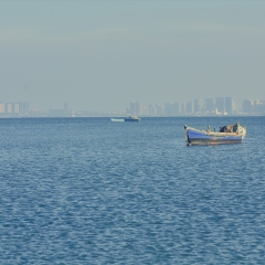 中国山东烟台海滨浴场_5043