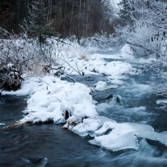 吉林省安图县二道白河冬天魔界_5771