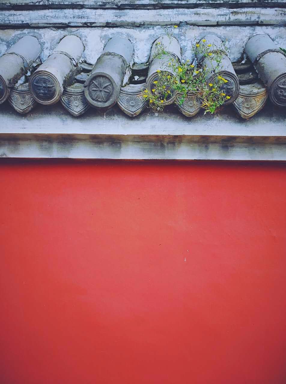 清宫剧中常见的青瓦红墙