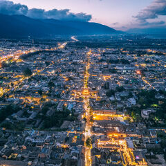 大理古城夜景
