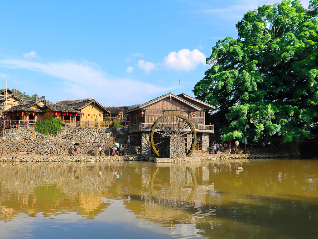  厦门-南靖云水谣-田螺坑土楼1日游>纯玩5/6小时,坐船鹭岛夜游,自家