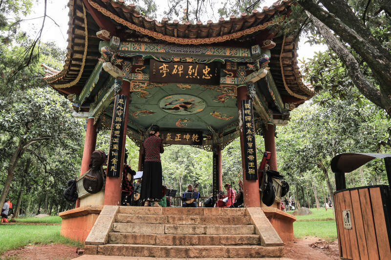 昆明动物园位于圆通山上,南门入口就在青年路与圆通街的交叉路口,门口