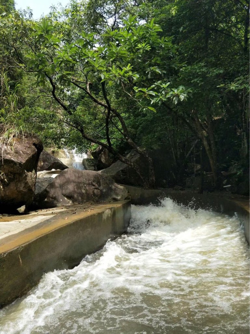 惠州博罗平安山风景区,开学后我们会设立高校直通车到这里,这里还有