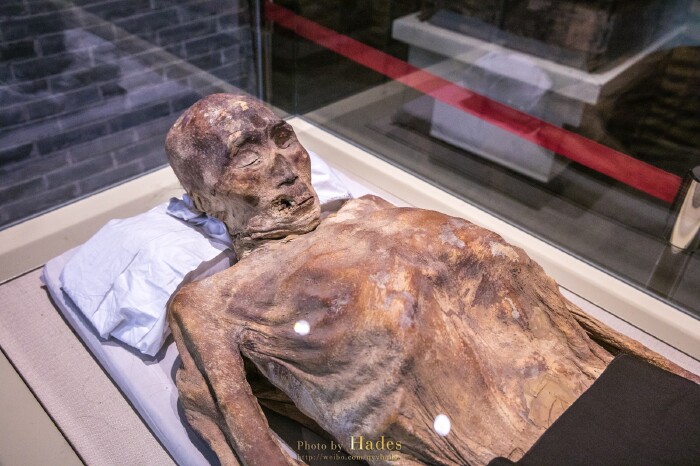 这就是墓主人——大将军张雄的干尸.