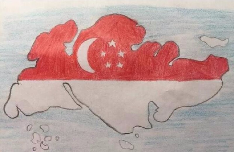 手绘不一样的新加坡地图 简直要跪拜啊