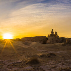 内蒙古额济纳旗黑城遗址 景点模块