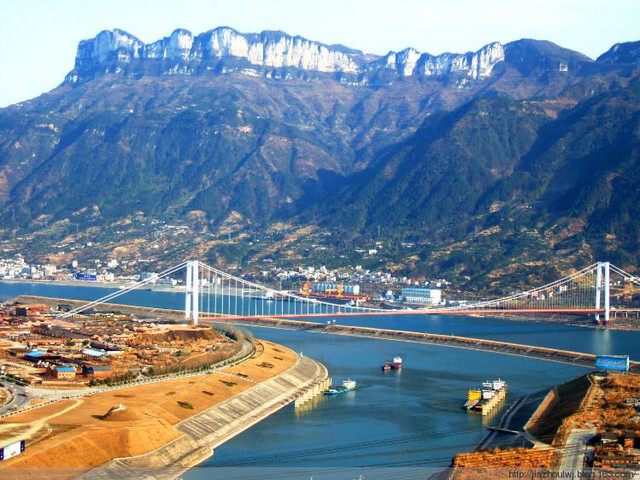 上海出发 长江三峡涉外游轮往返5日游-- 赏全景