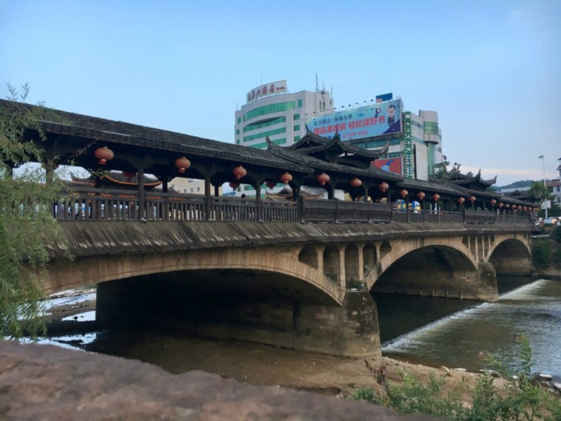 长汀水东桥历史图片
