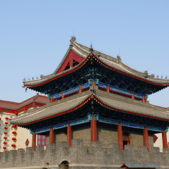 Ancient belfry in Baoding city, Hebei province, China