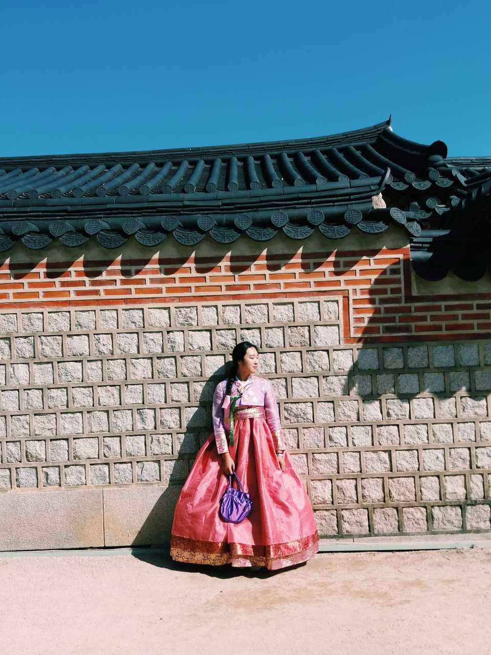 穿着韩服游首尔景福宫——美乐韩服体验店