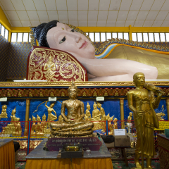 Wat Chaiya Mangkalaram or Wat Chayamangkalaram  is a Thai Buddhist temple in George Town, Penang, Malaysia, most notable for its Reclining Buddha statue.