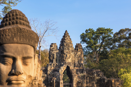 <柬埔寨5或6天游>全程四星泳池酒店，吴哥一日券，巴肯山日落/大小吴哥/塔普伦寺，柬式按摩，赠送吴哥T恤