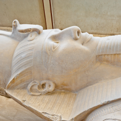 Statue of Ramses II in Memphis, Egypt