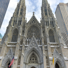 Saint Patrick's Cathedral in New York, New York.