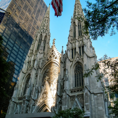 St Patrick cathedral in New York City (USA)