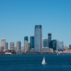 New York from Governors Island, USA