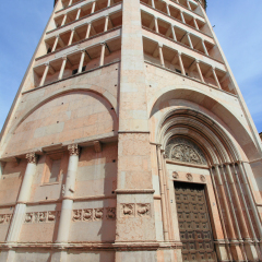 medieval cathedral of Parma, Italy