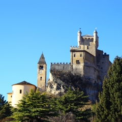 Saint-Pierre Castle, Aosta valley, Italy
