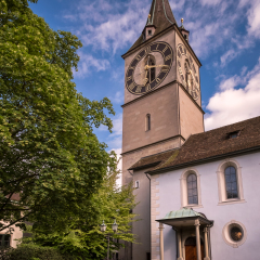 Saint Peter's Church in Zurich, Switzerland