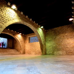 The Picasso Museum in old town Barcelona Spain