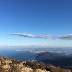 View from the mountain in Japan