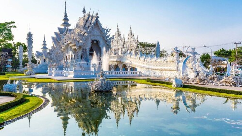 泰国清迈4晚6天 当地五星酒店 双龙寺+花宫庙
