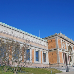 The National art Gallery of Denmark in Copenhagen on a sunny day