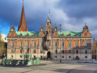 马尔默市中心广场