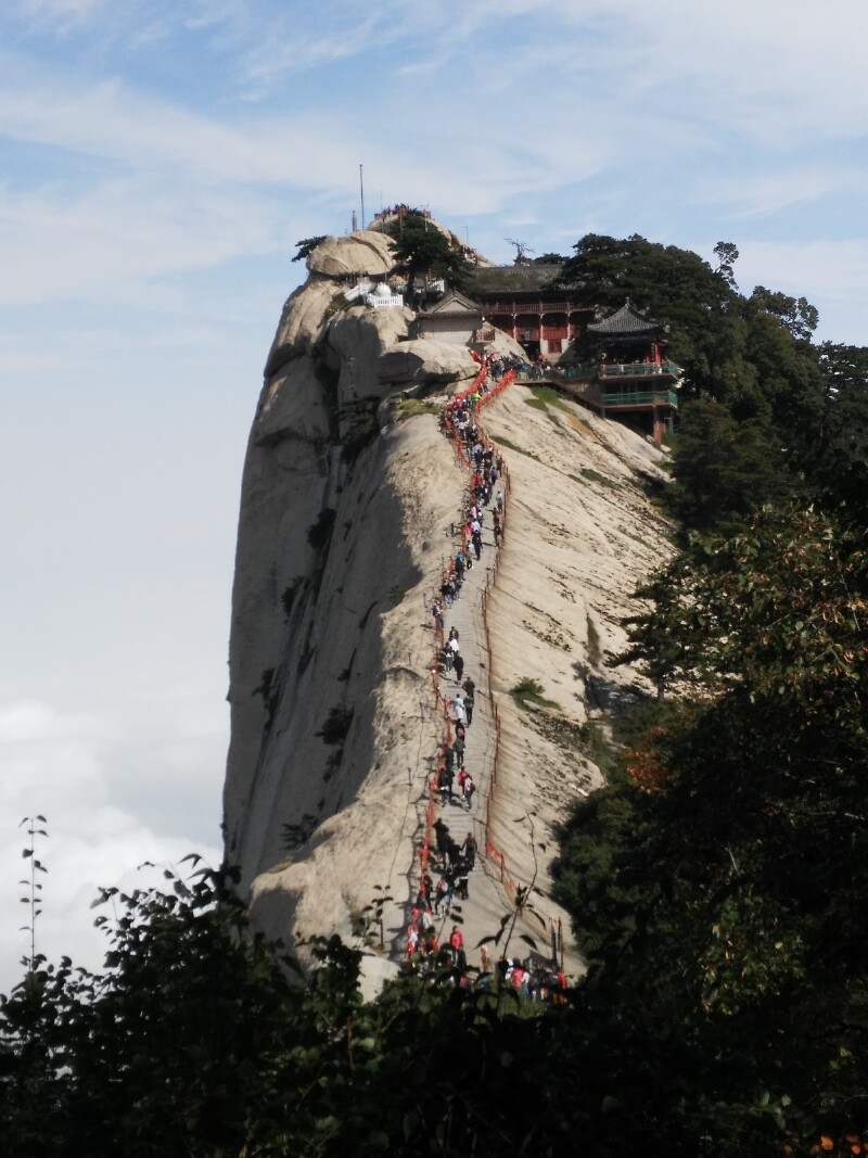 论剑落雁人为峰,云涌朝阳我自立_华山游记_途牛