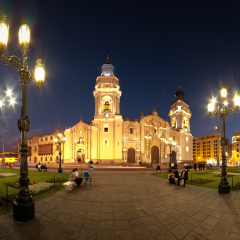 Cathedral main church of Lima, Peru