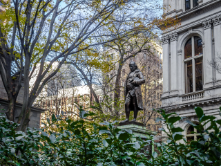 本杰明·富兰克林铜像