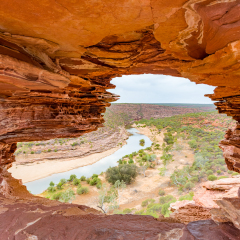Kalbarri, Western Australia. Natural Window