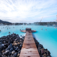 The Blue Lagoon geothermal spa is one of the most visited attractions in Iceland