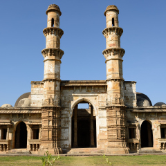 Champaner - Pavagadh Archaeological Park is a historical city in the state of Gujarat. Kevda Masjid mosque. (UNESCO)