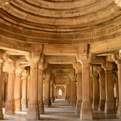 Champaner - Pavagadh Archaeological Park is a historical city in the state of Gujarat.  (UNESCO). Sahar ki Masjid mosque