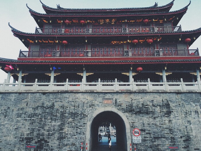潮州东门楼,东门楼,广东潮州犬_大山谷图库