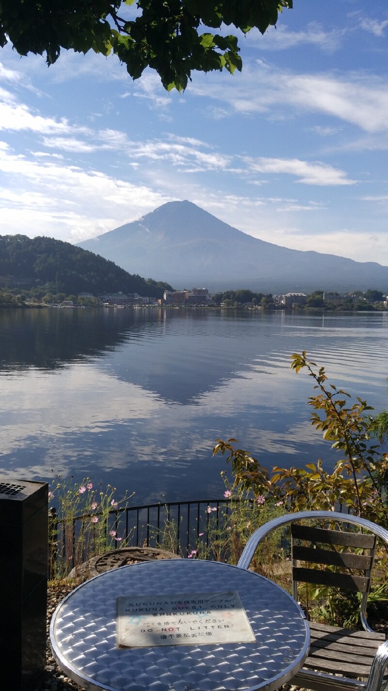 河口湖,富士山