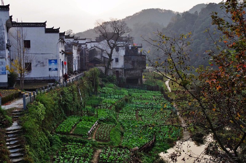 风景秀丽得山水之灵气的徽州古村落