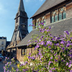 Honfleur, Normandy; the historical wooden Church