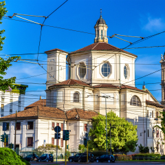 San Bernardino alle Ossa, a church in Milan - Italy