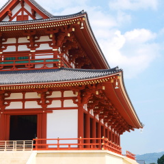 Nara period building "Daikyokuden", Japan