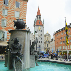 Fish Fountain - Munich - Germany