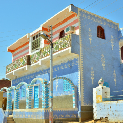 Nubian village, Egypt, Aswan region