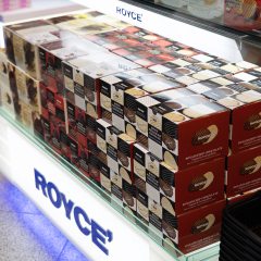 SAPPORO - JAPAN - APRIL 2 2018 - Royce chocolate shop store in new Chitose Airport for tourist buy gift or souvenir ,Hokkaido, Japan on April 2,2018.