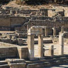 Ancient ruins of Kamiros,  Rhodes island Grecee