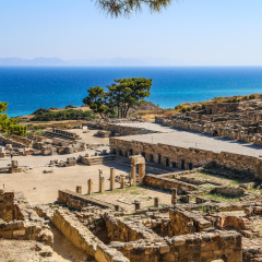 The ancient town of Kamiros. Rhodes. Greece
