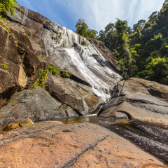 Seven Wells Waterfall. Langkawi, Malaysia